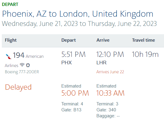 So... hey <a href="/AmericanAir/">americanair</a>. How is it that you can delay a flight 6 times, move it to the next day and not call it a cancellation? Is it some kind of 24-hour rule? Cuz we're at 23 hours now, right <a href="/EldeBlackDragon/">Ramiro Munoz</a> and <a href="/ascenett/">Ascenett</a>? So much went wrong here.