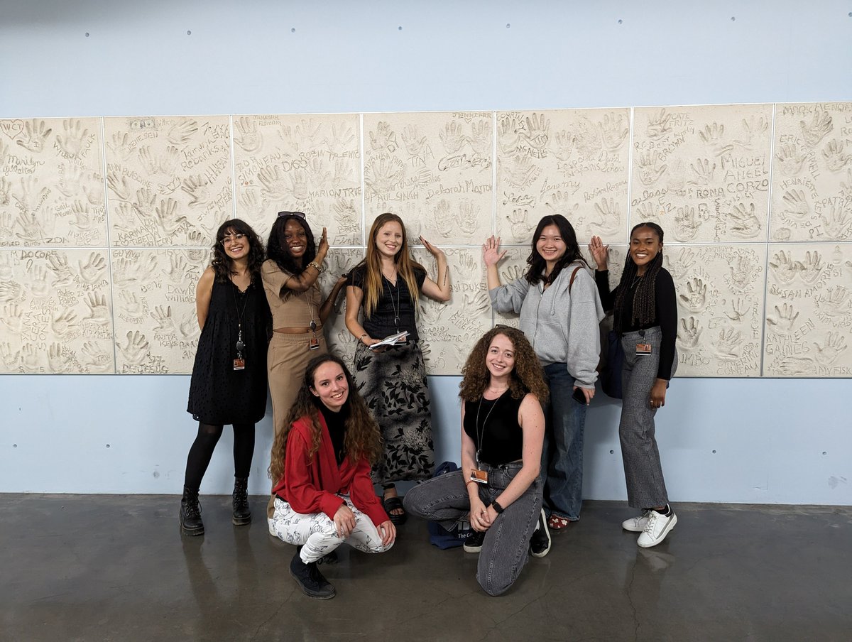 GettyFoundation's tweet photo. Say hello to the 2023 class of #GettyMarrow Undergraduate Interns! This week we welcomed 21 interns working in departments across the Getty Center &amp; Villa with a tour of Getty’s most photogenic spots. We’re looking forward to an exciting 10 weeks! https://t.co/YaXGQ7dIri