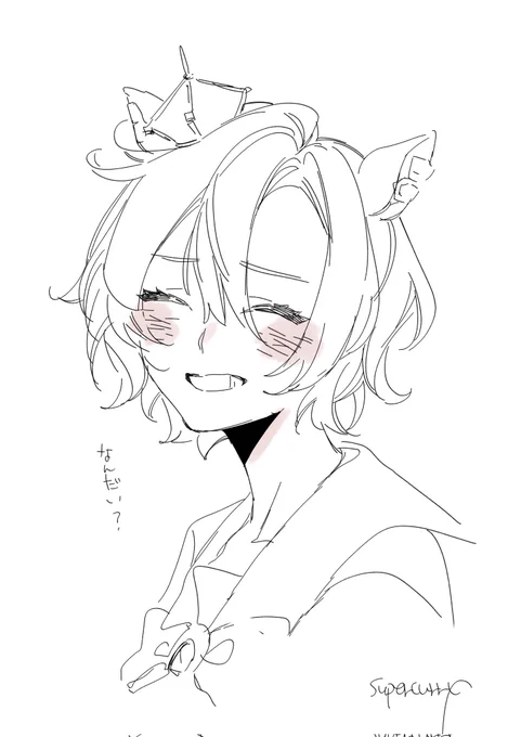 なんだか今日はオペラオーの屈託のない笑顔を書きたくなりますね 
