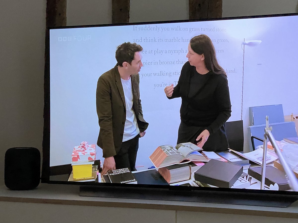 Great to see the wonderful <a href="/irma_boom/">Irma Boom</a> on BBC arts programme. It's on iPlayer bbc.co.uk/programmes/b08…