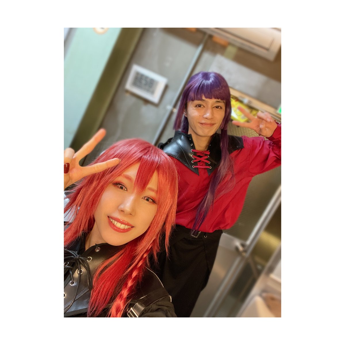 momoka_okita's tweet photo. 🧁#お待誕 この人達とやるよ紹介🧁

松田くん
共演沢山してる人
年下の元兄様 制作のプロ

三本木さん
ギルドが同じだった人
一緒にキャットウォークに登った

森さん
パフォーマンスプラスピエロの人 
たくさん出してくれてありがとう

渥美さん
私の椅子になって私のスカートの中に入った人 https://t.co/lO3agKysVe