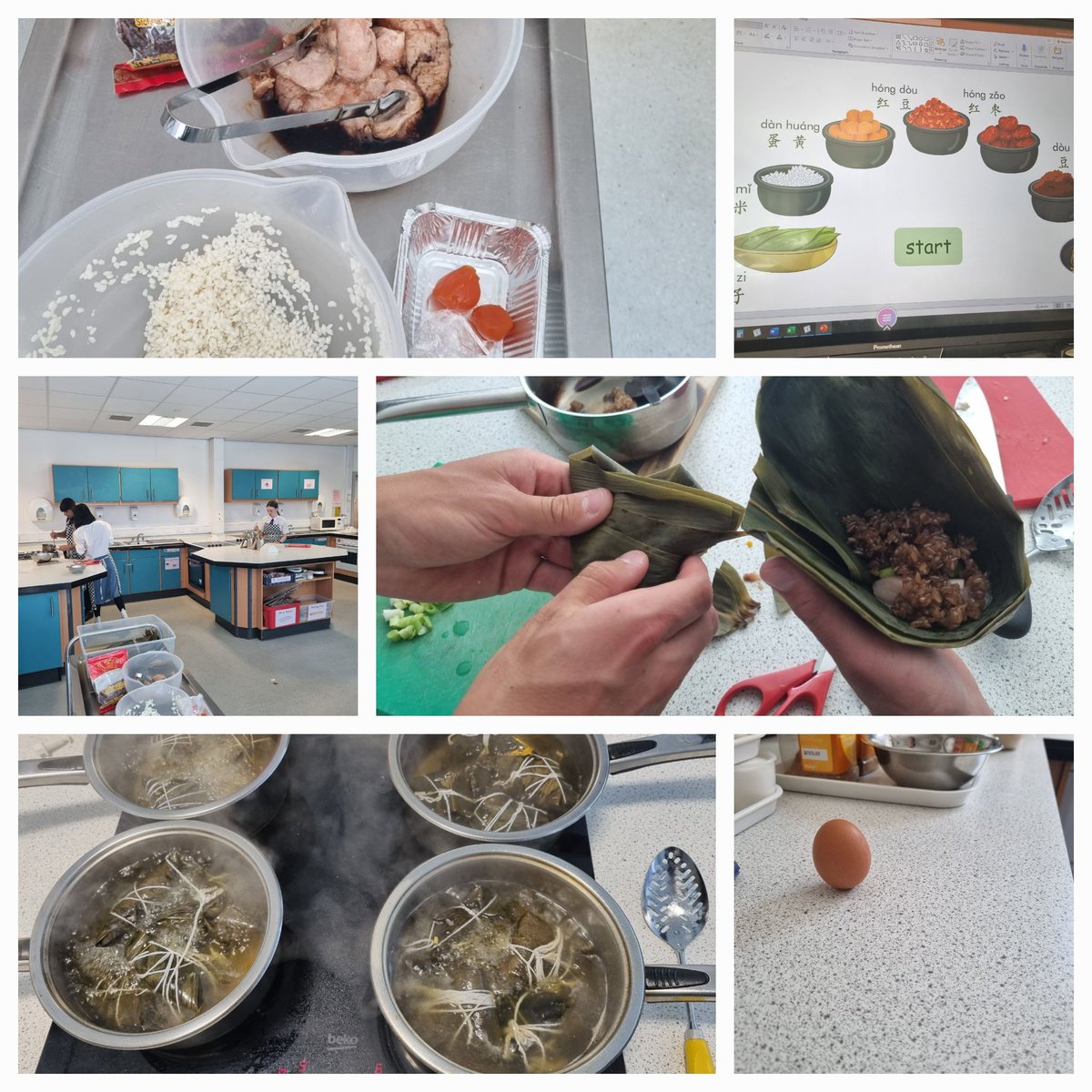 Thanks to Miss Yan who treated HFT pupils to a session making Zongzi and telling us about the dragon boat festival. @ML_KinrossHS