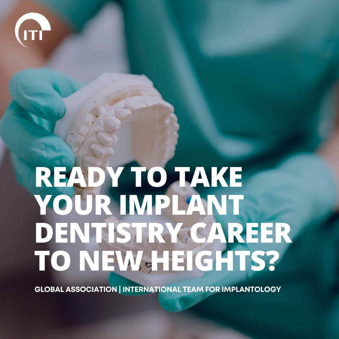 Ready to elevate your implant dentistry career? 🦷 Join ITI for global professional connections, invaluable resources, research, events, and continuous learning. Stay ahead, expand knowledge, and boost your career. Visit our website now! #ITIMembership #ImplantDentistry