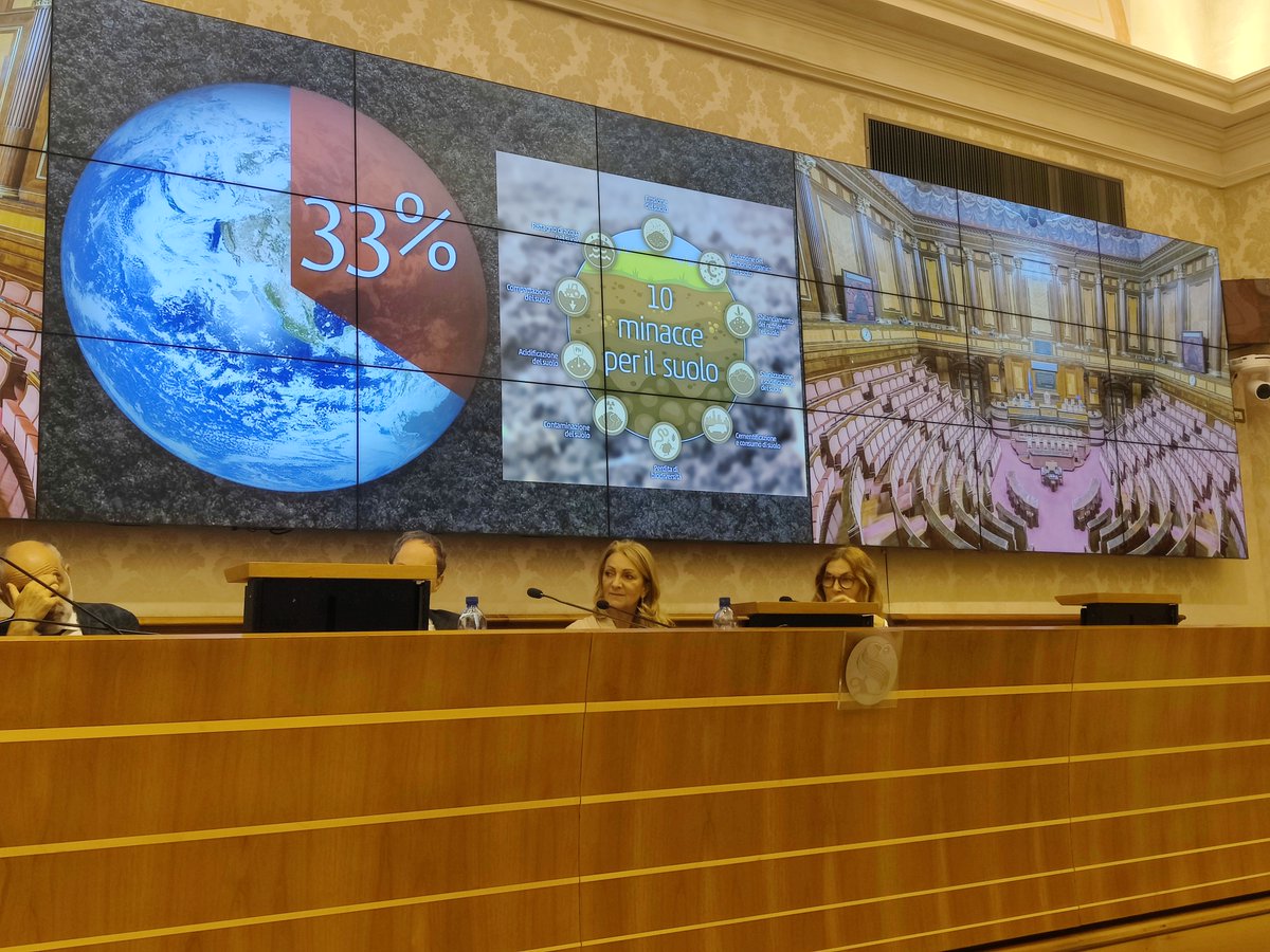FAOLandWater's tweet photo. Soil is the skin of the planet without which food for humans & animals wouldn't exist. Soil is generous, but we're destroying it!
📚Book launch at #ItalianSenate 'L'intelligenza del Suolo' to save fragile ecosystems from concrete.
Follow: https://t.co/5s5HSsAB8p #SoilHealth https://t.co/50FwjWkUa1