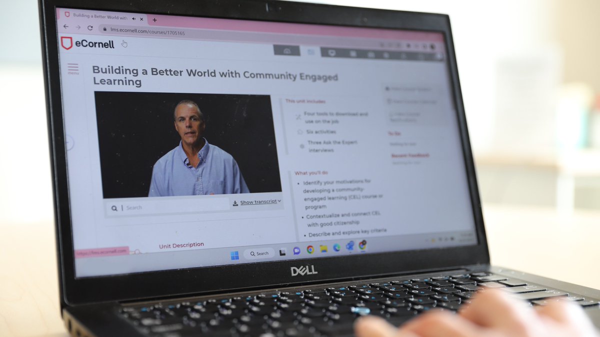 David M. Einhorn Center for Community Engagement (@cornelleinhorn) on Twitter photo We're excited to offer a new online program for <a href="/Cornell/">Cornell University</a> faculty and staff who are incorporating community-engaged learning into courses and programs!
The 5 self-paced e-courses include:
✅downloadable tools
✅sample activities
✅Ask the Expert interviews
einhorn.cornell.edu/opportunity/co… We're excited to offer a new online program for <a href="/Cornell/">Cornell University</a> faculty and staff who are incorporating community-engaged learning into courses and programs!
The 5 self-paced e-courses include:
✅downloadable tools
✅sample activities
✅Ask the Expert interviews
einhorn.cornell.edu/opportunity/co…