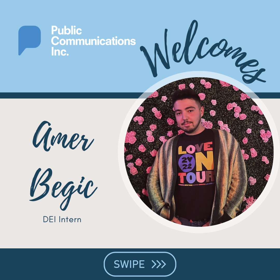pcipr's tweet photo. We are excited to welcome Amer - our second intern with the diversity, equity and inclusion program with @DominicanU! We are so excited to watch you grow as a professional and can’t wait to see all the things you will accomplish at PCI. https://t.co/avXzDDLKZ2