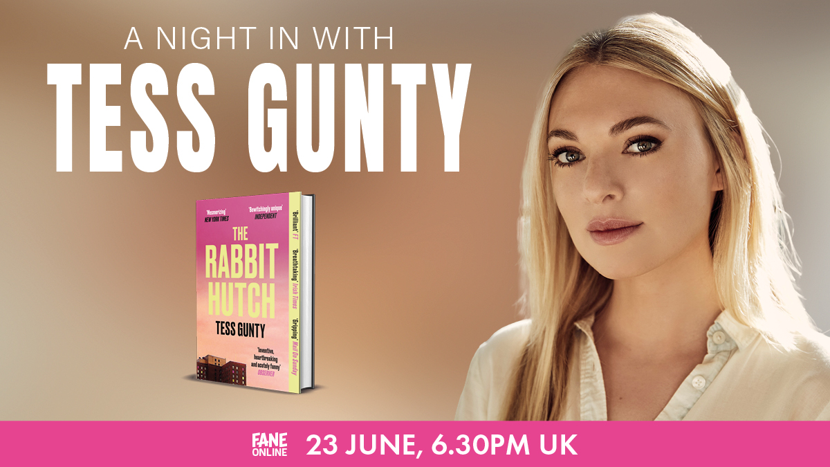 FaneProductions's tweet image. 🐇 Described by the author as 'a love song to the forgotten &amp;amp; lonely', #TheRabbitHutch is a savagely beautiful &amp;amp; bitingly funny snapshot of modern America.

Tomorrow, don't miss Tess Gunty &amp;amp; @HephzibahA discuss the razor-sharp debut.

📝 Register FREE: fane.co.uk/tess-gunty
