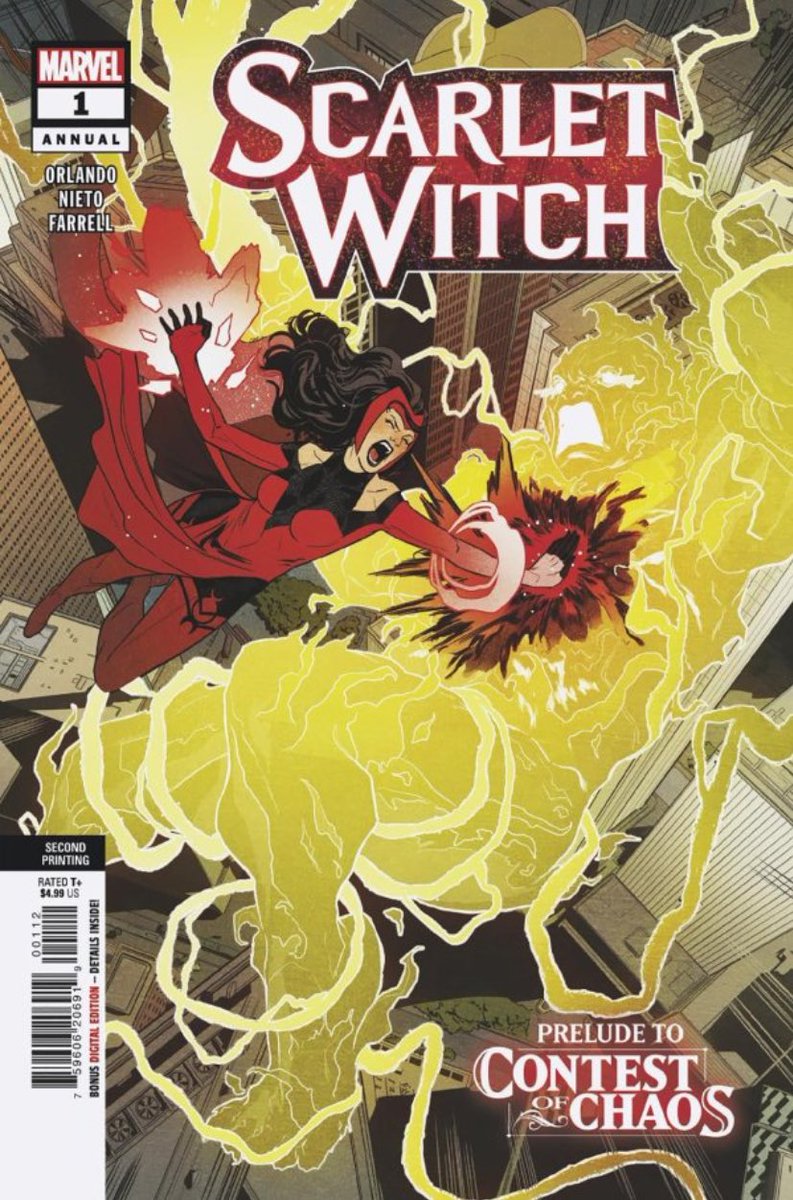 Scarlet Witch Annual #1 got their Second reprint yayyy