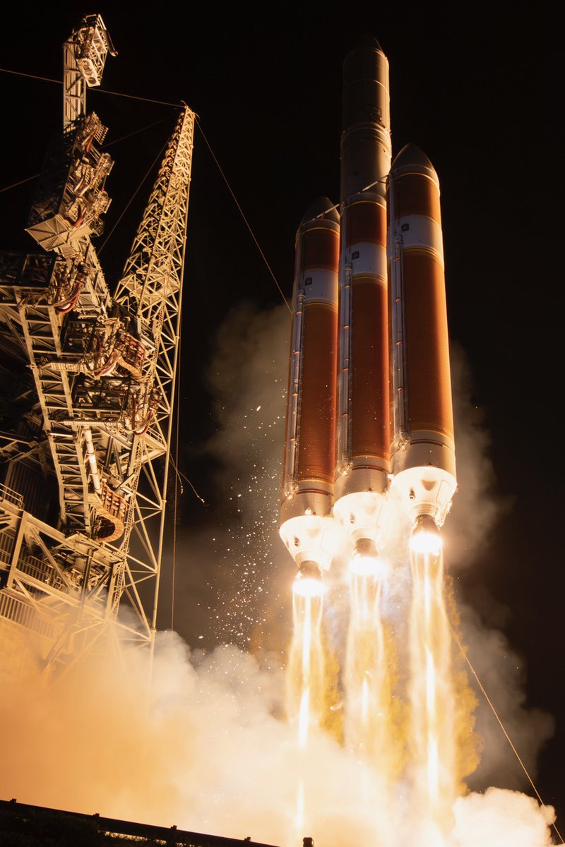 NRO_gov's tweet image. Successful launch: #NROL68 launched today at 5:18 a.m. EDT on the penultimate @ulalaunch Delta IV Heavy rocket from Cape Canaveral Space Force Station. 

#NROL68 kicks off our 2023 launch schedule!

Read more: nro.gov/Portals/65/doc…