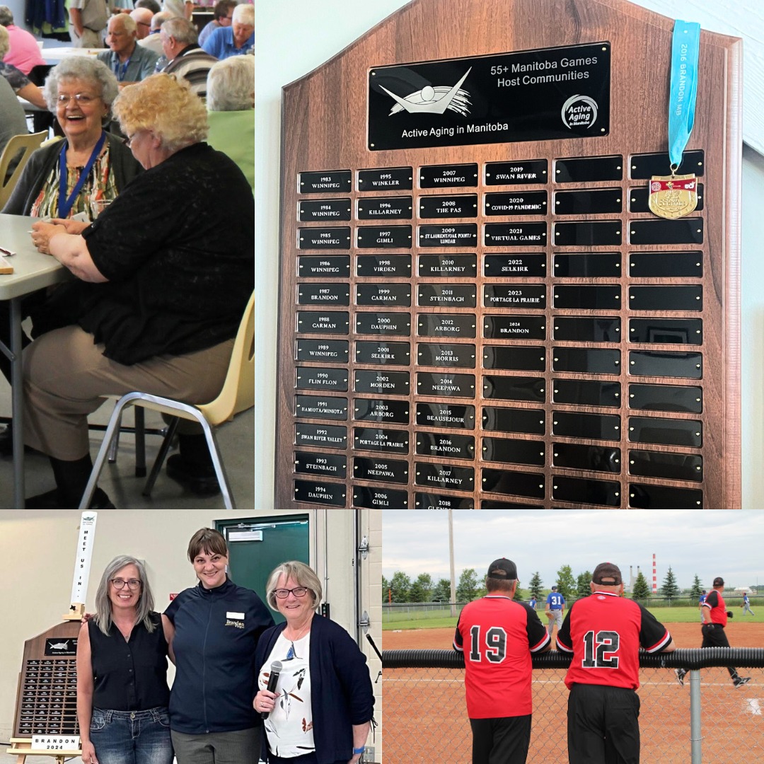 ThinkBrandon1st's tweet photo. Brandon has been awarded the 2024 @AAIMMB 55+ Games! To be held next June, the 55+ Games features over 25 events & will see approximately 1500 competitors come to Brandon. We are excited to welcome everyone back! See you there!
#BrandonBringsYouBack #EventsBdn #55PlusGames https://t.co/2MaoZ9kGIf