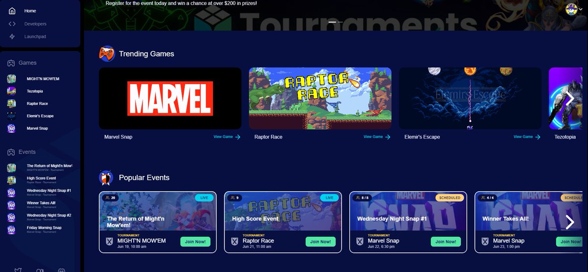 will_data_nerd's tweet image. We&apos;ve got new games, new events, and new opportunities to earn some XTZ!  Building isn&apos;t without its bumps - still having to make fixes to ensure tournaments run smooth, people don&apos;t cheat, and winners get paid.  As always, appreciate the patience as we build!

#tezos