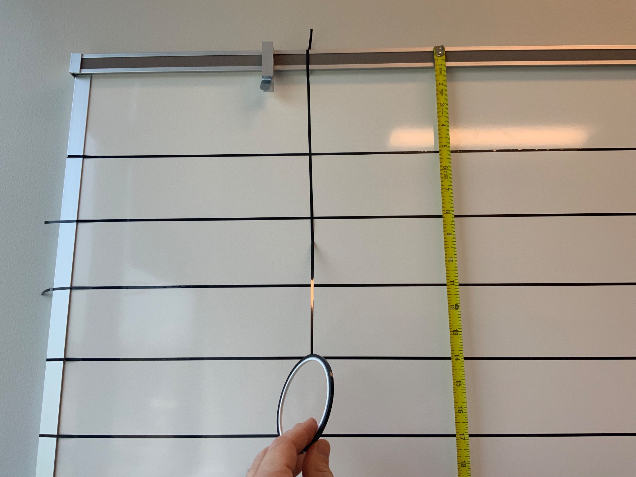 Jeff Clement on X: Are you very…particular? Do you use a whiteboard to  track projects? Let me introduce you a product called “1/8 inch vinyl chart  tape.” Lines are perfectly straight, they