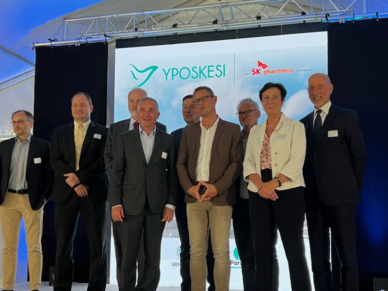 #inauguration | Inauguration de  l’agrandissement du site de bioproduction Yposkesi, un des leaders européens du secteur de la thérapie génique et cellulaire à @VilledEvryCourc  et @Corbeil91100