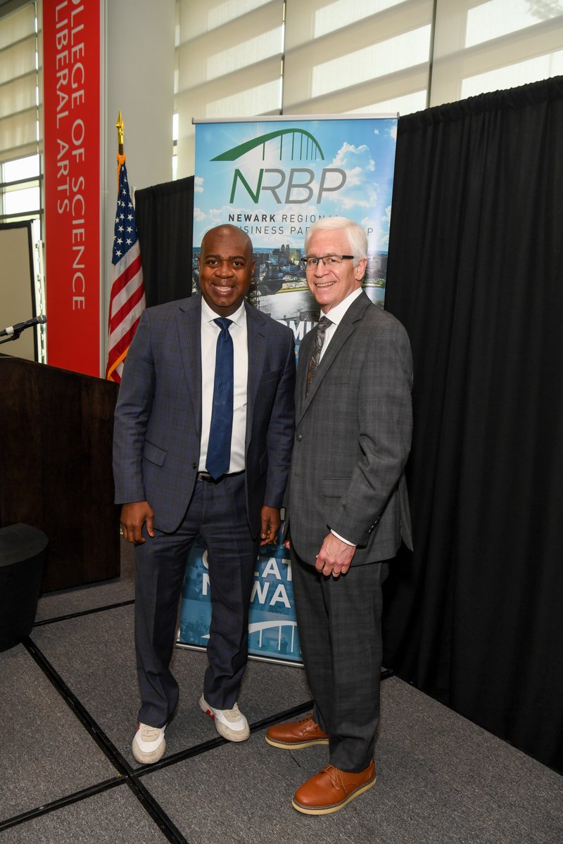 NewarkRBP's tweet photo. #NRBP appreciates the support of Mayor @rasjbaraka  and the @CityofNewarkNJ  in hosting our annual Eye Opener business forum. Mayor Baraka has  joined us each year since being elected to address the business  community and provide updates on his administration's progress. https://t.co/906f3d9GJW