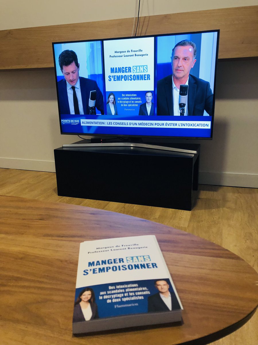 RoyezElodie's tweet image. Le pr Laurent Beaugerie est en direct @Figaro_Live dans #PDV, son livre (co-écrit avec @mdefrouville) « Manger sans s’empoisonner » @Ed_Flammarion est toujours disponible et plus que jamais d’actualité en ce début d’été !