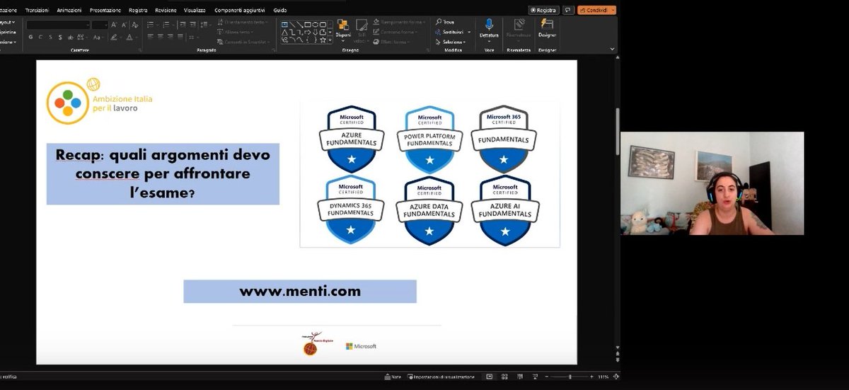 ClaudiaB_FMD's tweet photo. Siamo live con la 4 lezione di Fondamenti di Azure con @fmdigitale e @microsoftitalia 
Il 26 giugno i partecipanti si sfideranno in una challenge virtuale per provare a vincere un voucher per sostenere l'esame per la certificazione AZ900.
Iscriviti qui: https://t.co/TUpuunzFel https://t.co/pERp1BpbmR