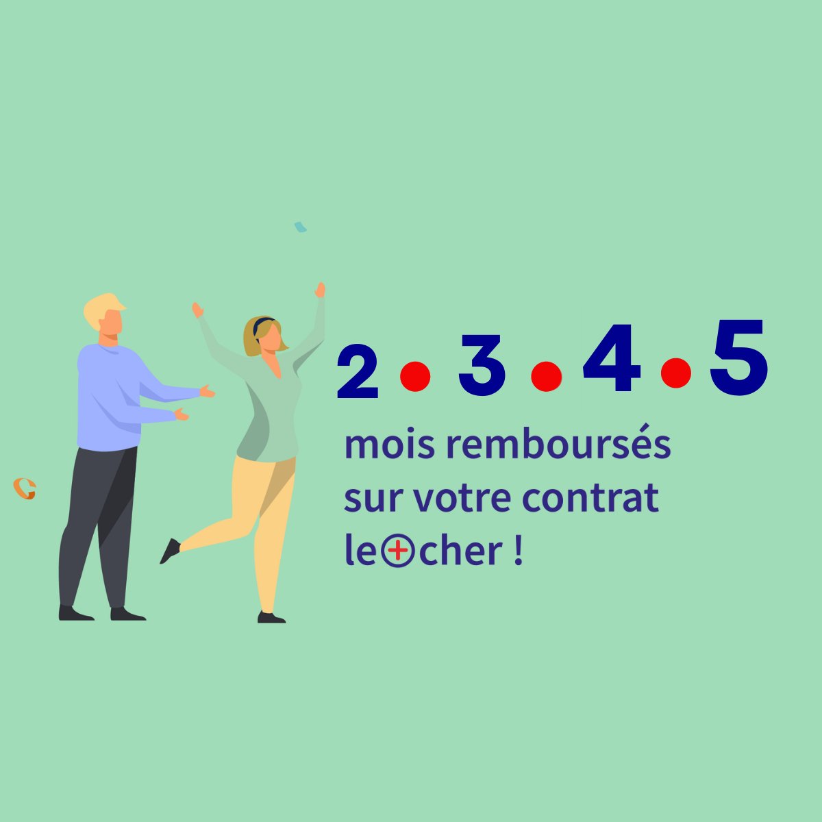 Votre fidélité est encore récompensée en 2023 : 

✔️ Jusqu'à 5 mois remboursés pour 5 nouveaux contrats souscrits

☎️ Contactez-nous pour + d'infos

#pub