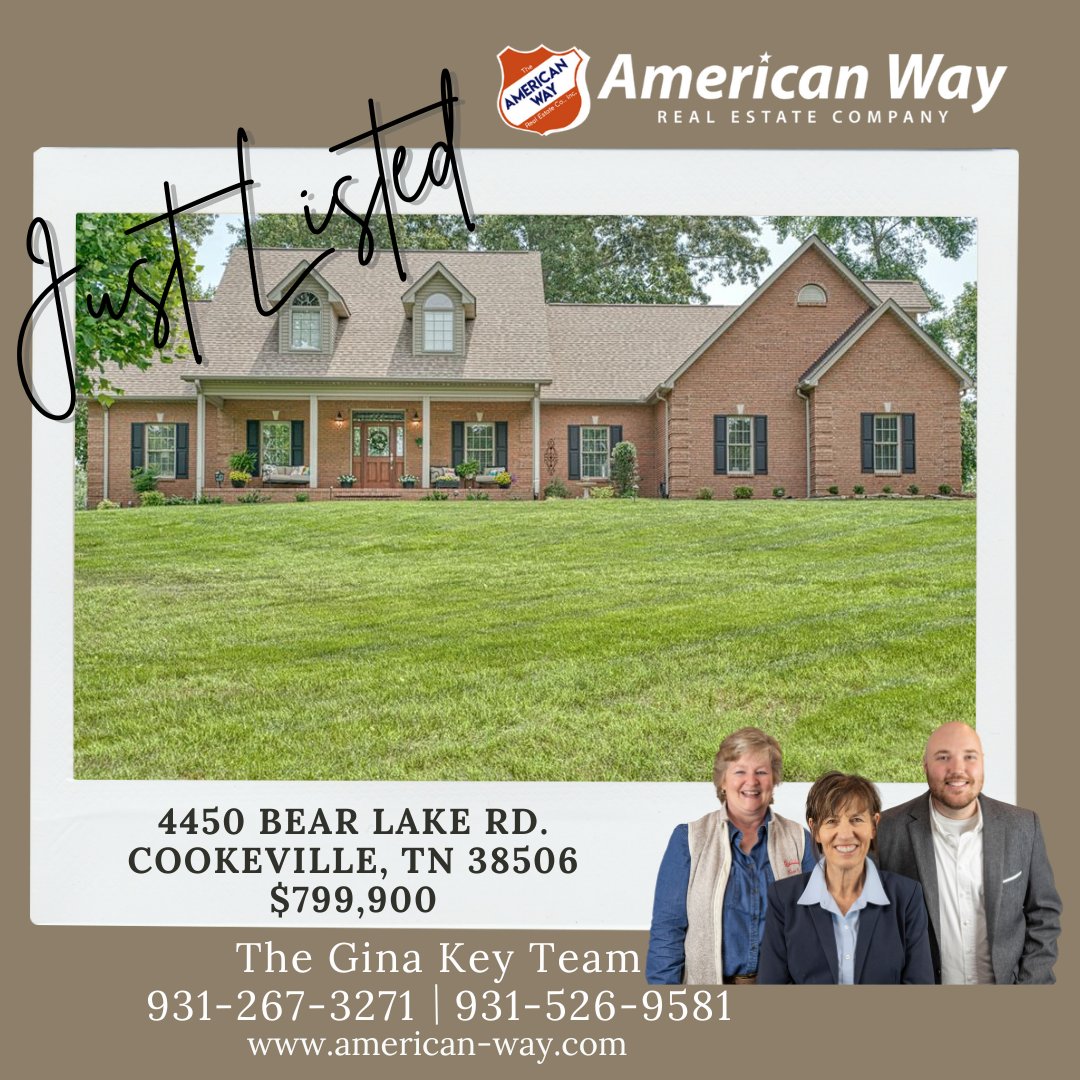 ‼️JUST LISTED‼️
Check out this new listing from The Gina Key Team! 😍
Contact American Way Real Estate for more info! 🏡
zurl.co/QkIS 
📞931-526-9581
#AmericanWayRealEstate #CookevilleTN #TNRealEstate #justlisted #TheGinaKeyTeamAmericanWayRealtors