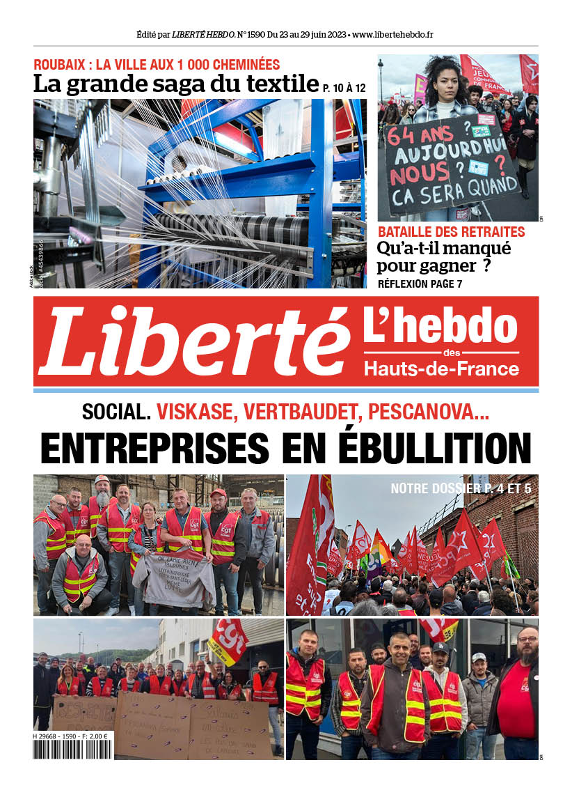 La Une de Liberté Hebdo du 23 juin 2023. Journal à retrouver en kiosque, par abonnement et sur libertehebdo.fr