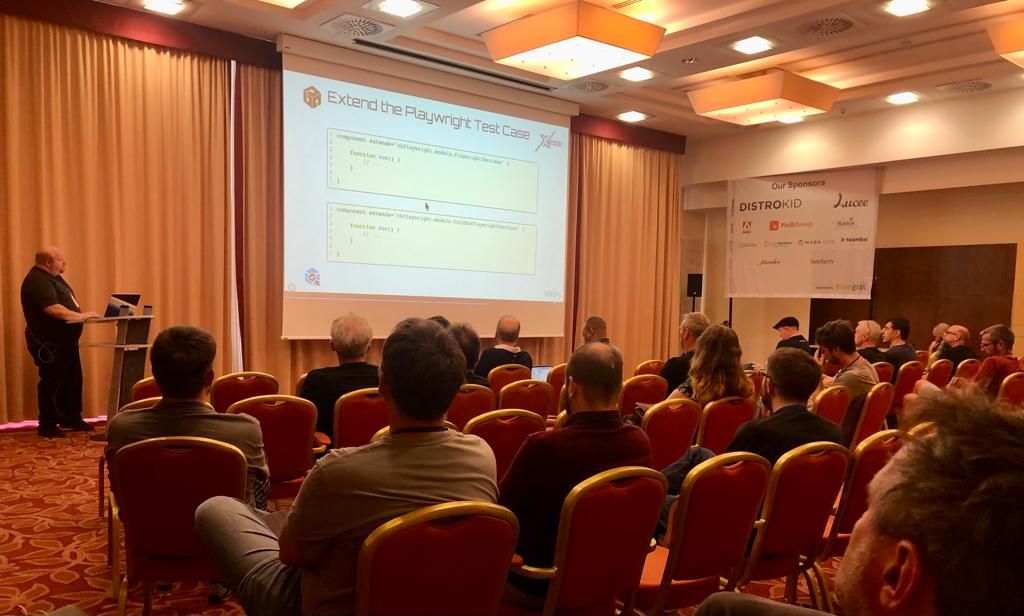 ortussolutions's tweet photo. Attending @_elpete session on "End-to-End Testing with Playwright and TestBox" at #CFCamp. Learn user interaction simulation and CFML testing with TestBox.
Don't miss this chance to optimize testing with #Playwright and #TestBox!
#CFML #Coldfusion https://t.co/62CwcwiaSM