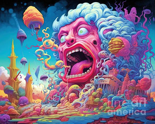 monozlay's tweet photo. New artwork for sale! - "Monstrous Dreamscape A Kaleidoscope of Colorful Chaos" - https://t.co/H1gzMY6Fh4 @fineartamerica https://t.co/xC0vVWOHx7