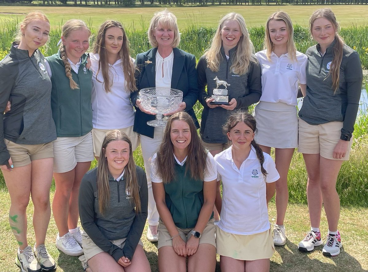 <a href="/ylcga/">YLCGA- Yorkshire Ladies County Golf Association</a>, coached by <a href="/Lysajpgapro/">Lysa Jones Golf Pro</a>, regain Northern title at <a href="/Eden_GolfClub/">Eden Golf Club</a> with <a href="/lilyhirst_golf/">Lily Hirst</a> <a href="/MiaEalesSmith/">Mia</a> <a href="/KatieStGolf/">katie</a> and <a href="/AmyStaveleyGolf/">Amy Staveley</a> leading the way as they reach national final at <a href="/klgolfclub/">King's Lynn Golf Club</a> 
Full story...
golfnews24.co.uk/2023-northern-…