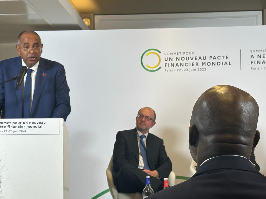 Diop_IFC's tweet photo. Glad to take part in today's Summit for a #NewGlobalFinancingPact, which shines a spotlight on the challenges facing developing countries, esp. the climate crisis. The @WorldBank Group is committed to impact, mobilizing the private sector &amp; bringing new solutions to the table. https://t.co/4IaZhYUeZw