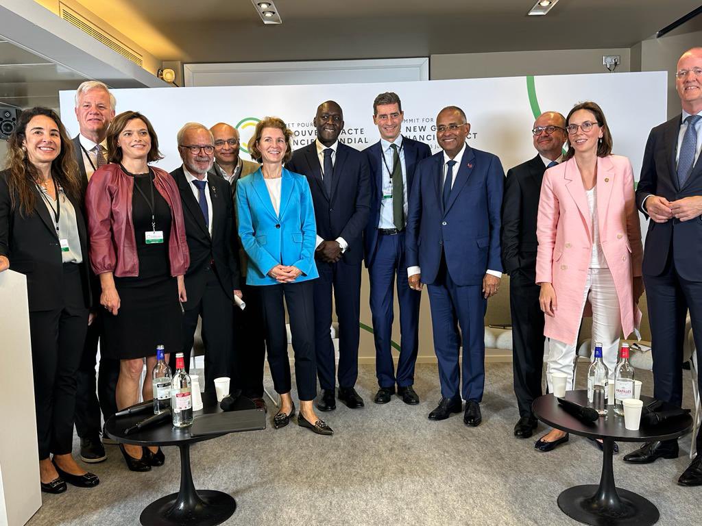 Diop_IFC's tweet photo. Glad to take part in today's Summit for a #NewGlobalFinancingPact, which shines a spotlight on the challenges facing developing countries, esp. the climate crisis. The @WorldBank Group is committed to impact, mobilizing the private sector &amp; bringing new solutions to the table. https://t.co/4IaZhYUeZw
