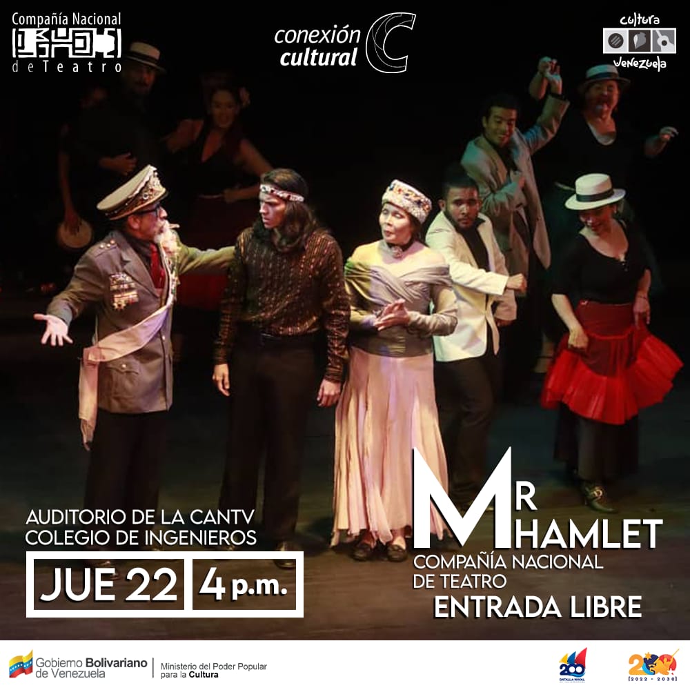 CulturaenCantv's tweet photo. 🎭¡Te esperamos!🎭

Ven a disfrutar de la obra teatral cómica Mr. Hamlet de Aquiles Nazoa, este Jueves 22 de junio en el Auditorio de Cantv, como parte del Festival Internacional de Teatro Progresista. 

#ConexiónCultural
#Arte
#22Jun
#EntradaLibre https://t.co/7xPziPhUmU