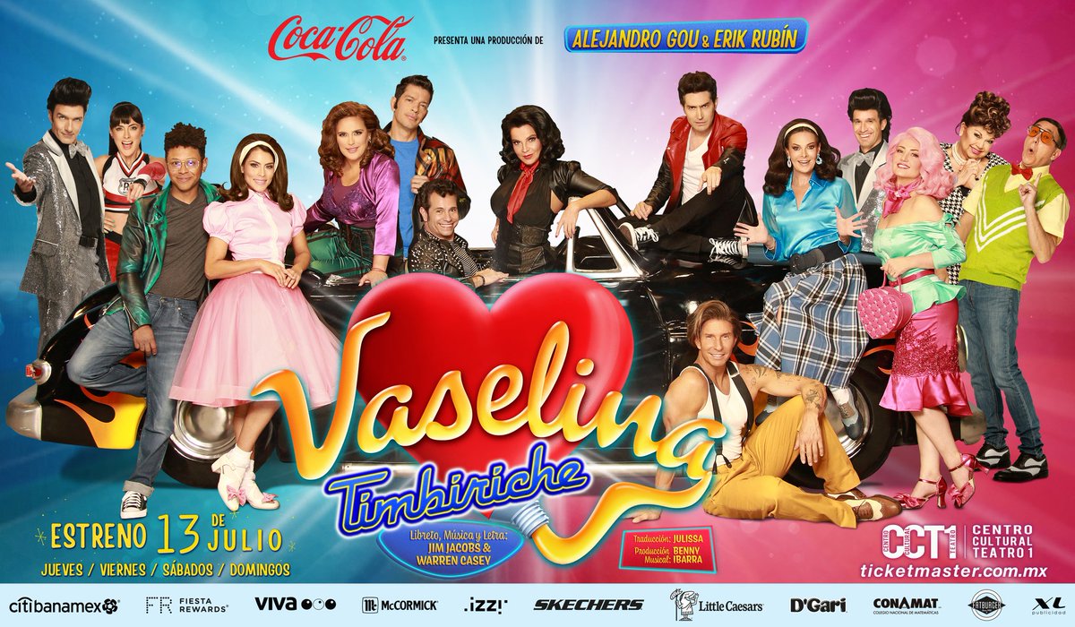 Con gusto les presento el arte oficial de @vaselina_mexico