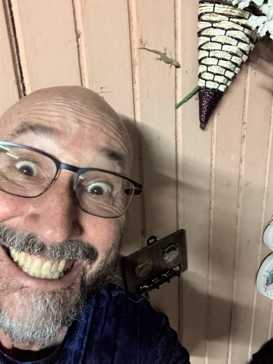 peacecorpguyana's tweet photo. Our trainees are enjoying getting to know their host families and communities. They are even making new friends.
- Mike and his newest pal. 😄 🦎 Peace Corps 🇬🇾 #Service #PST #Guy34 https://t.co/8S8vr9CWJ8