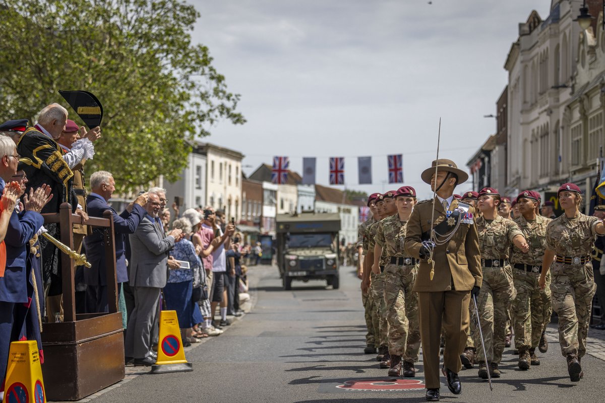 TheParachuteRegiment on Twitter "Freedom of Colchester Parade today