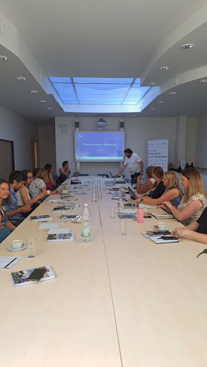 NTCresearchers's tweet photo. @ZapadoceskaUni including us is involved in the Smart Accelerator project of the Pilsen region of the #RRAPlzen. Today´s meeting of the Marketing working group was focused on the topic "Events that appeal to you" #SmartAccelerator #PilsenRegion #Collaboration #Innovation #Growth https://t.co/gYE9yEDfu3