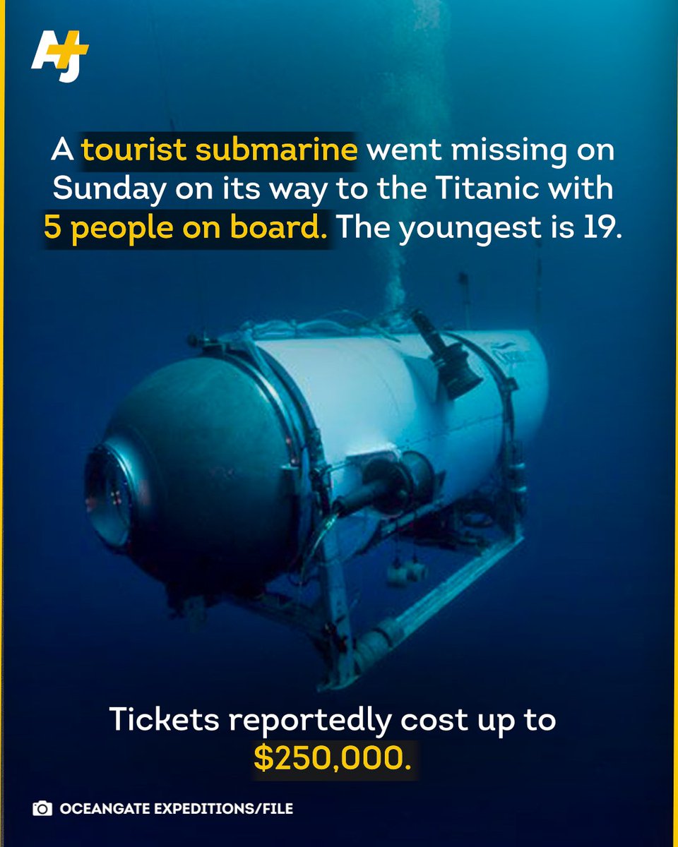 ajplus's tweet photo. The world has been watching as the U.S. and Canada search for a submarine carrying 5 people that went missing during a tourist expedition to the ruins of the Titanic.

But what about the rescue efforts in the Mediterranean? https://t.co/fBfqGdHXiE