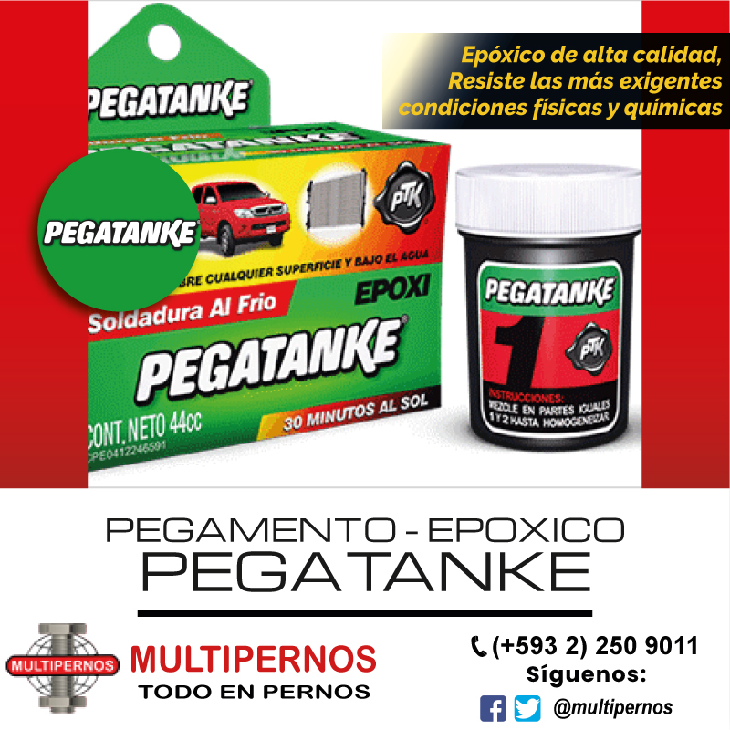 multipernos's tweet photo. #Pegatanke #Pegamento epóxico de alta calidad.
☑️Visítanos: https://t.co/WyCStIkoo4
☑️Tanques de gasolina
☑️Tanques de agua
☑️Radiadores
☑️Reparaciones en autos
☑️Usos sobre varios materiales
☑️Cerámica
☑️Vidrio
☑️Plástico
☑️Madera
☑️Metal
#Quito #Multipernos #pernos https://t.co/4bmarTAxiv