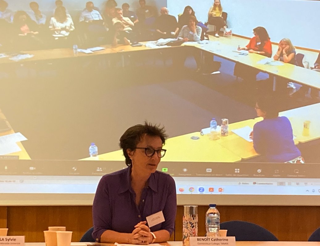 MMSH_UAR3125's tweet photo. #Globalmed 2023  Clôture journée avec un grand débat =>interventions diverses
 reprise demain 9h30=>  Session #Jeunes_chercheurs
  @MMSH_UAR3125 @univamu  @Rnmsh @INSHS_CNRS @reseau_EFE 
#Photos de l'ouverture officielle 
Plus d'infos sur #GLOBALMED https://t.co/PXGA1GmGi1 https://t.co/A2nWxLje6e