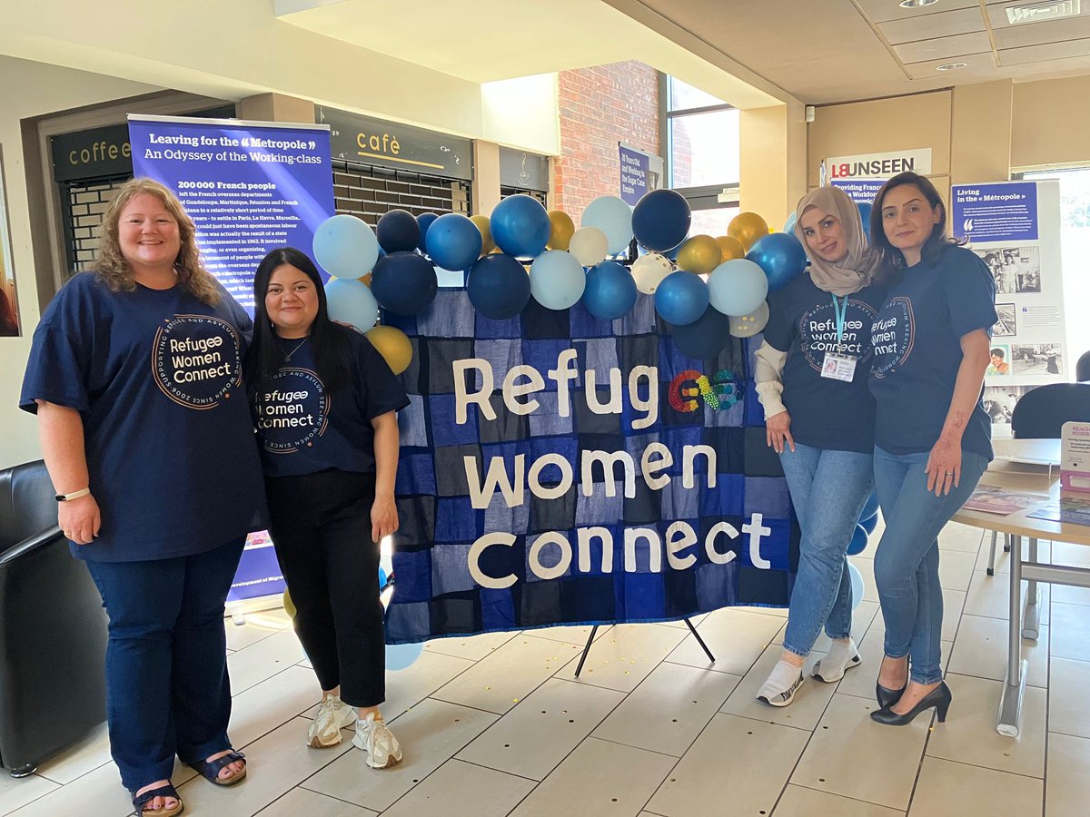 Refugee_Women's tweet photo. We've had a great day today at the Home? Knowledge Exchange with @peoplesvoice, we'd like to say a huge thank you to everyone who came! 💙
@LifeRooms_MC @Movema @MedailleTrust @TorusLiverpool @Improvingme1 @SLDAServices @feedinglpool @MSH_Liverpool https://t.co/btZMoVxYF8