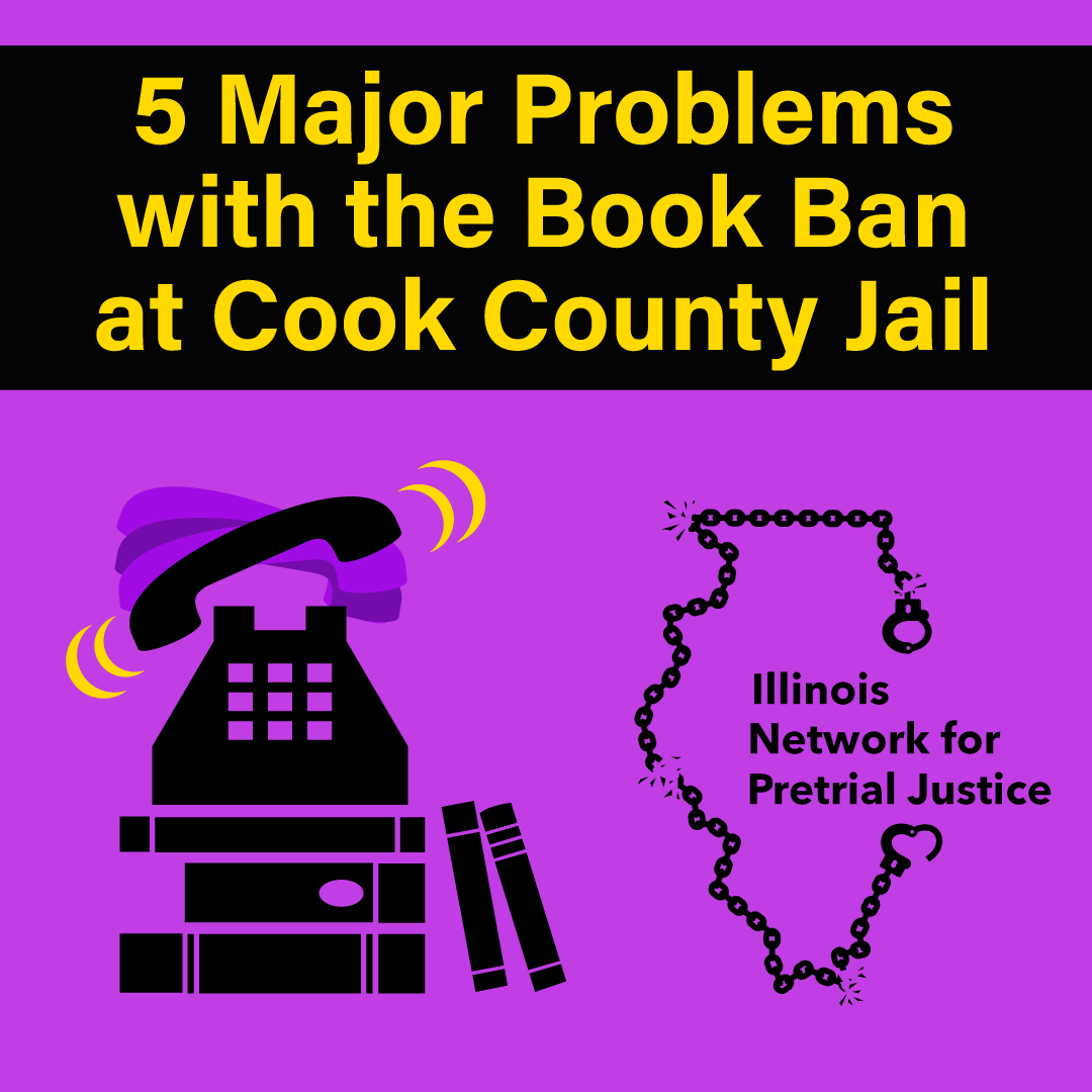 endmoneybond's tweet photo. On April 7, 2023, Sheriff Dart re-enacted a policy that limits incarcerated people to three books per person (including magazines but excluding religious texts).

Let's take a look at how that policy is impacting people incarcerated in Cook County Jail and how you can help. https://t.co/KK7udCkrAU