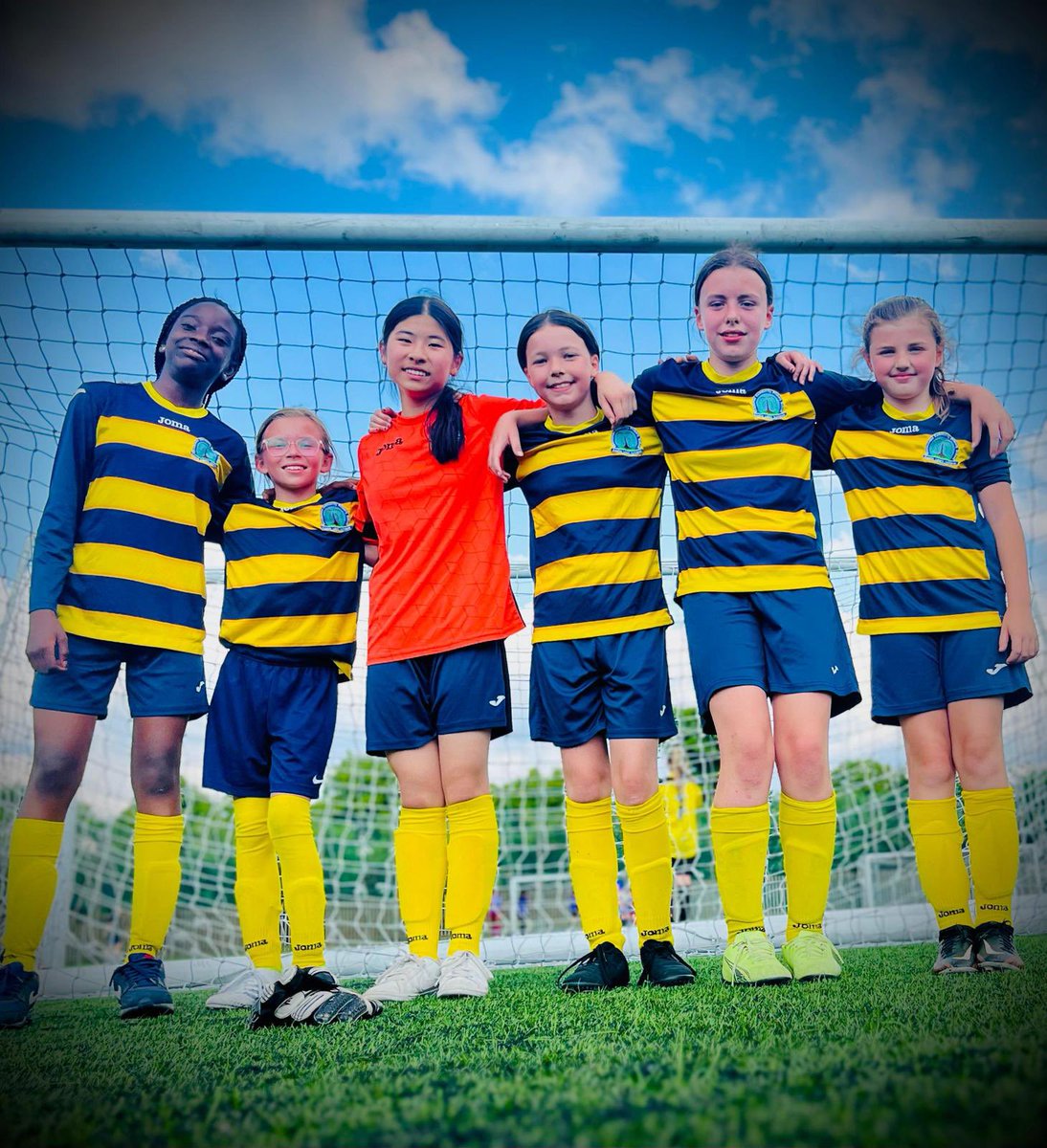 Good performance by the girls in the Manchester Football finals today. They finished 5th out of a tough field in very hot conditions. Well done.