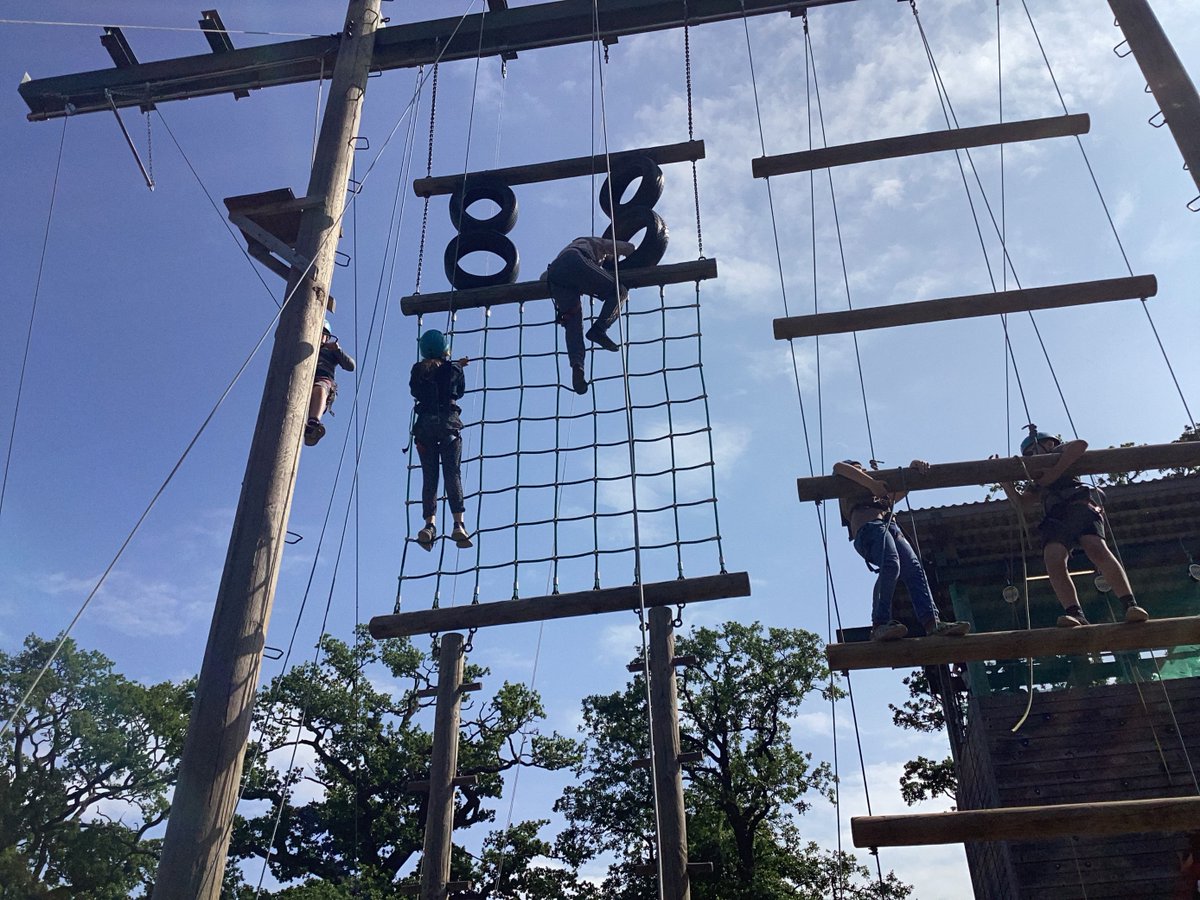 BusillBees's tweet photo. Condover update - Children have had a wonderful time so far! Kayaking, high ropes &amp; swimming. Don't...forget some delicious meals! Enjoy your last evening and last day Year 6! #busillbees 🐝 https://t.co/VkhBXEyW4X