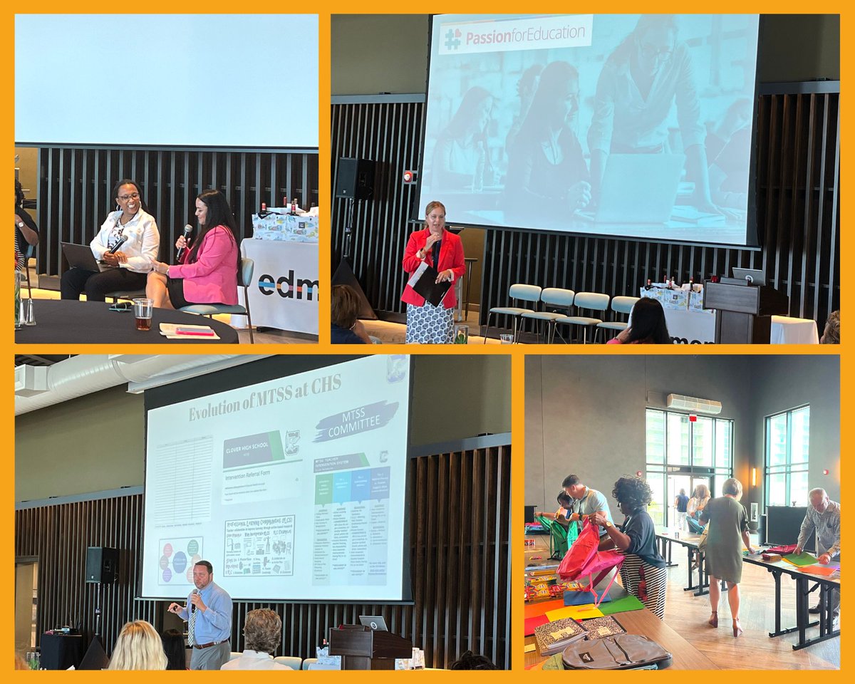edmentum's tweet image. We kicked off our Innovation &amp;amp; Insights Series in SC yesterday. One of the key themes that came through loud and clear was the importance of bringing joy back to education because nothing replaces a teacher. #PassionforEducation #EducatorFirst

@CandeeJamie @RodRuth1