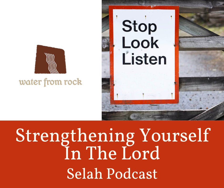 waterfromrock's tweet photo. I find myself in difficult times coming back again and again to stories about David and two psalms of David...Listen to today's SELAH Episode: Strengthening Yourself In The Lord - https://t.co/N7Wkpn1stk https://t.co/IepvvzNEGB