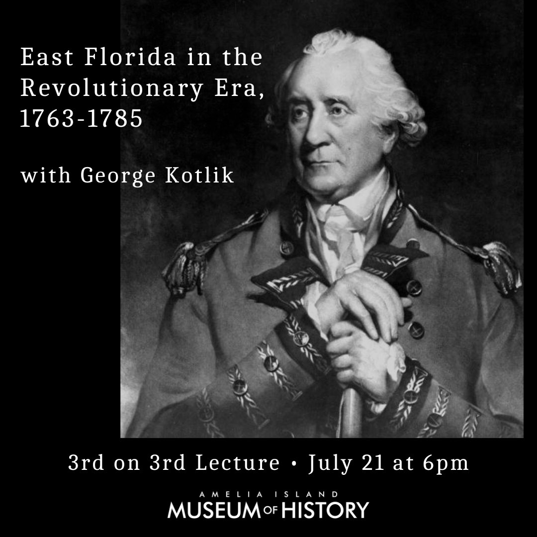 ameliamuseum's tweet photo. Join us on July 21st at 6 PM for our next 3rd on 3rd!

Watch this program remotely at https://t.co/2R2gttlSz0

For more information contact Summer at 904-261-7378 x.102 or Summer@AmeliaMuseum.org https://t.co/j4sPMd8Fx0