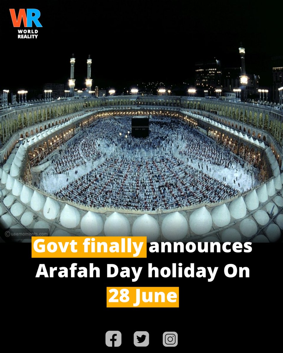 _worldreality's tweet photo. Govt finally announces Arafah Day holiday
#Titanic https://t.co/Gew72RoZ8z