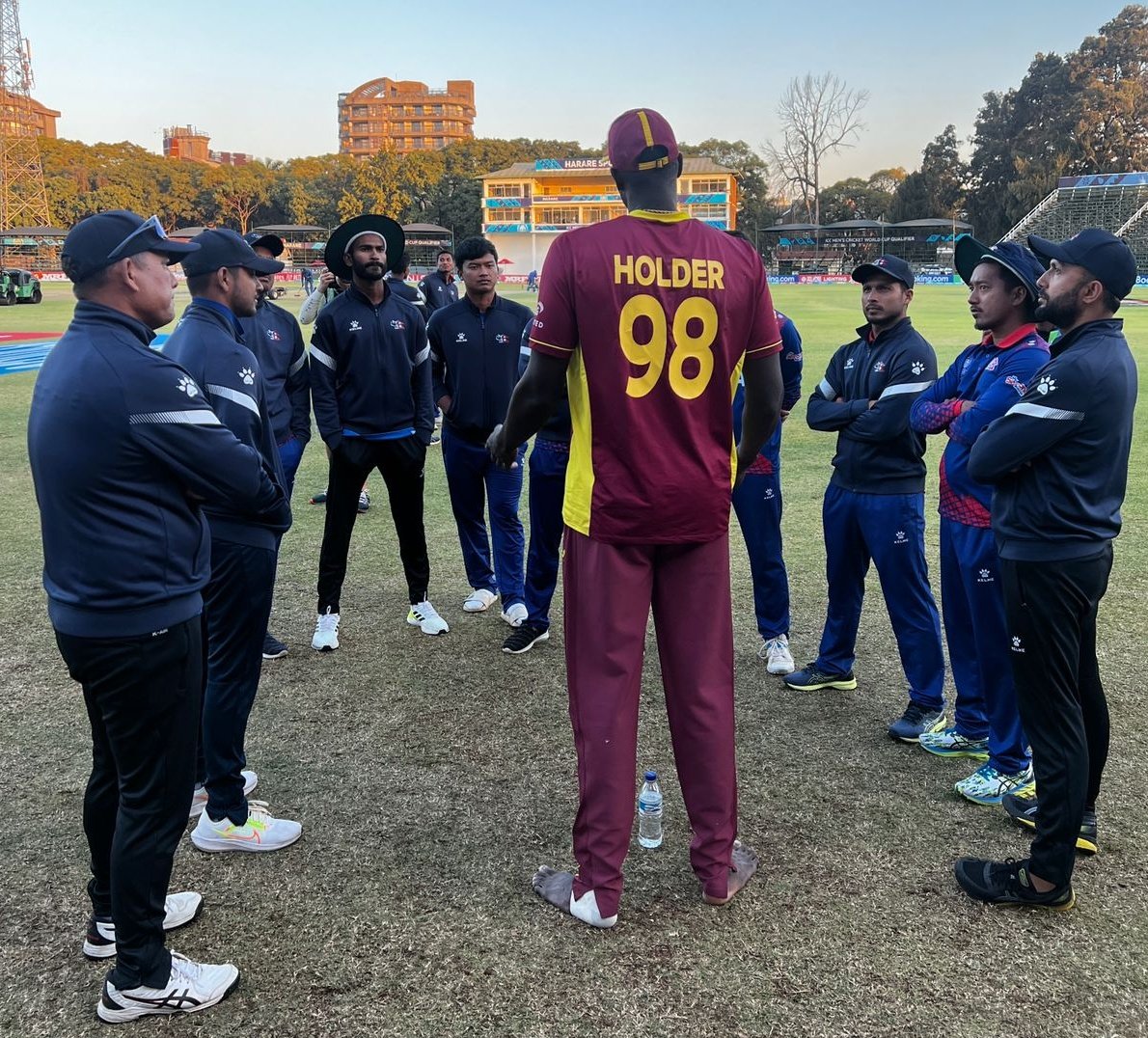 Spirit of the Game.❤️ 

#CWC23Qualifers #MenInMaroon