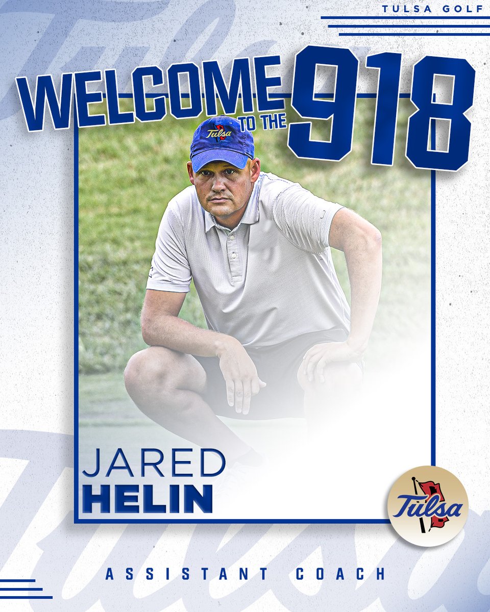 TulsaWGolf's tweet photo. Welcome Jared Helin!!
New assistant golf coach

#ReignCane

https://t.co/Qx2BHHnIYD https://t.co/be1ExEyijX