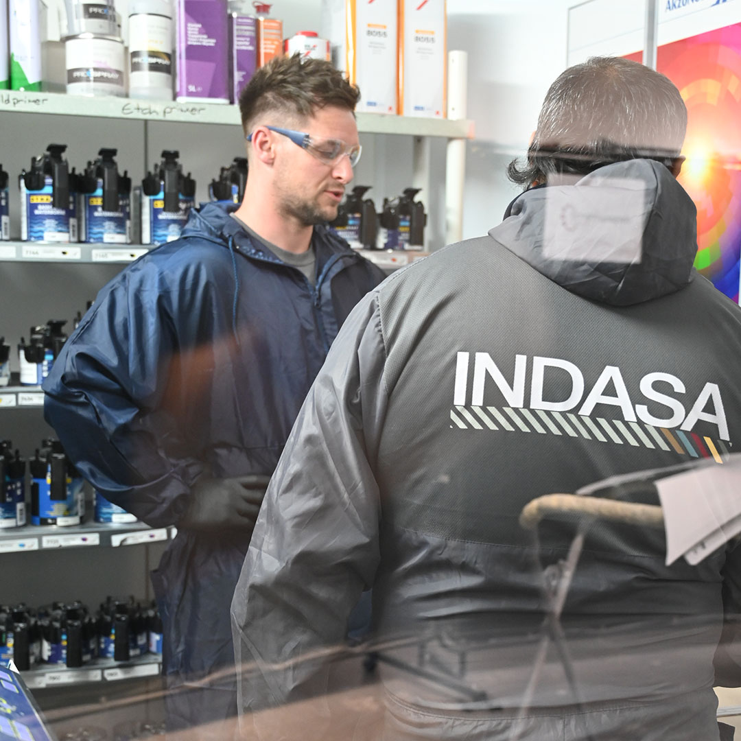 bodyshopmag's tweet photo. @RemitTraining today 4 of the UK's top refinishers competed for the #bodyshopawards2023 @vizion_network Paint Technician category. Our finalists: Tomas Evans-@iRG_RepairGroup; Arran McGowan-@SolusARC; Alfie Owens-@TruckEast; Jamie Woods-@SteerAutomotive. https://t.co/BMFJfEtatV https://t.co/q2zMu6DmPr