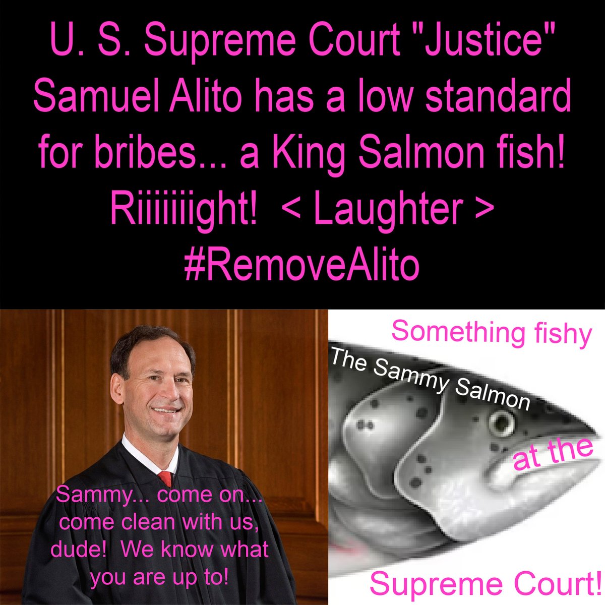 Spectrum_360's tweet image. #RemoveAlito  #ImpeachAlito  #SamuelAlito  #TheSammySalmon