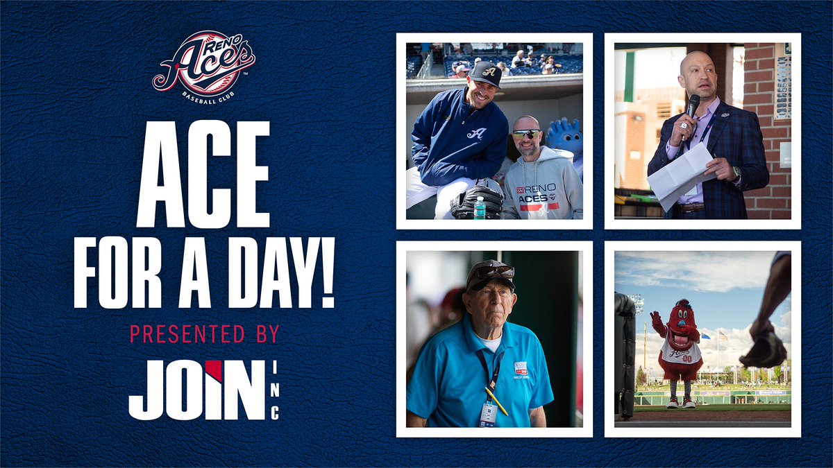 ♦️ Ace For A Day ♦️

Shadow an Aces employee for the day! Enter to win and pick to spend time with Kevin in the broadcast booth, promo team on the dugout, and more!

Enter to win ⬇️
milb.com/reno/fans/win#…