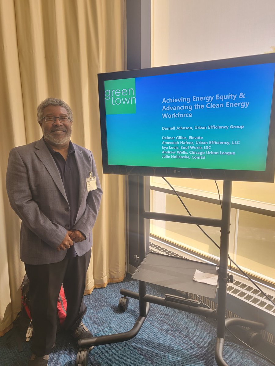 vumilio's tweet photo. Excited to be a panelist and moderator today at #GreenTown - Climate &amp; Equity discussing environmental justice, workforce development and community sustainability. @ElevateNPO @ILCleanJobs @ilenviro https://t.co/Ov1lTq7jO7